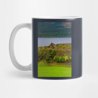 Urquhart Castle over Loch Ness in Scotland Mug